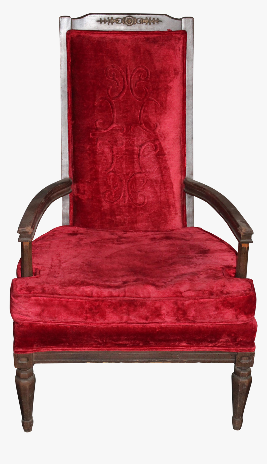 Picture Freeuse Stock Antique Red Chair Chairish - Chair, HD Png Download, Free Download