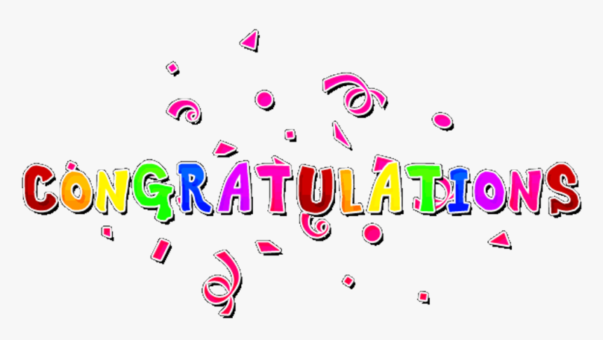 Congratulations Transparent Background Png , Png Download - Congrats, Png Download, Free Download