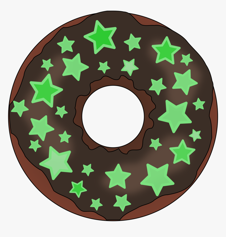 Glow In The Dark Donut Clip Arts - Donut Stickers, HD Png Download, Free Download