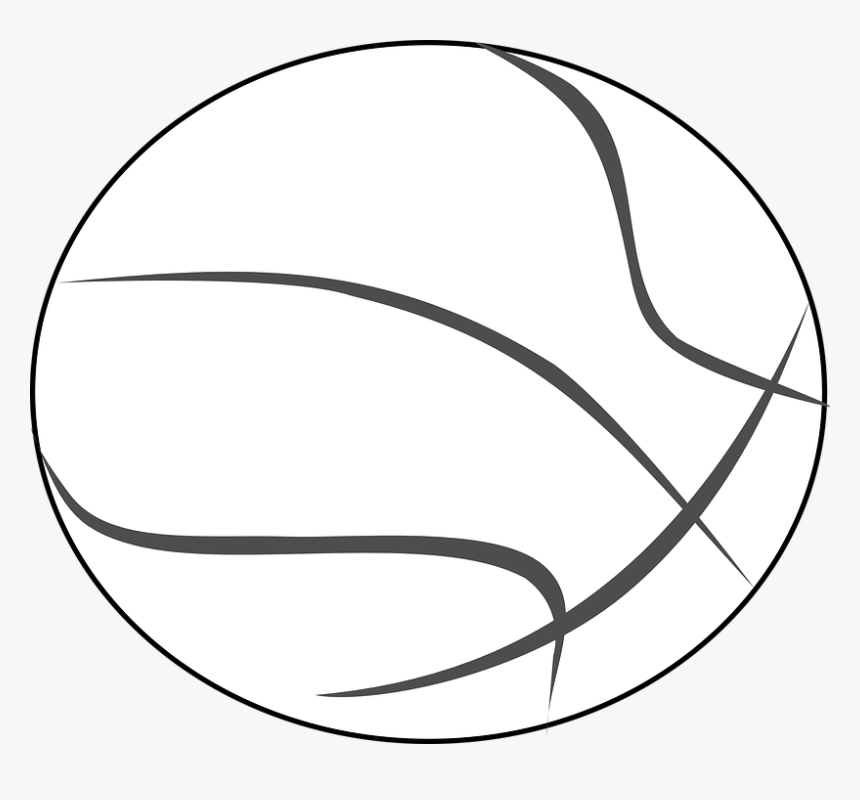 Basketball Outline Clip Art - Basketball White Logo Png, Transparent Png, Free Download