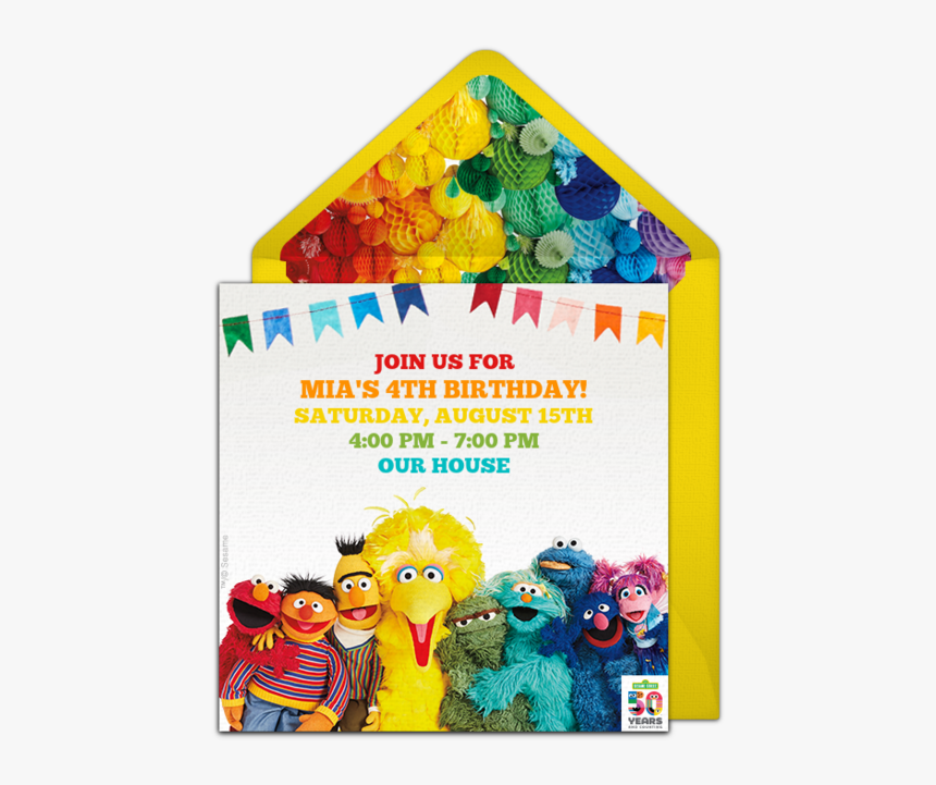 Sesame Street 50 Years, HD Png Download, Free Download