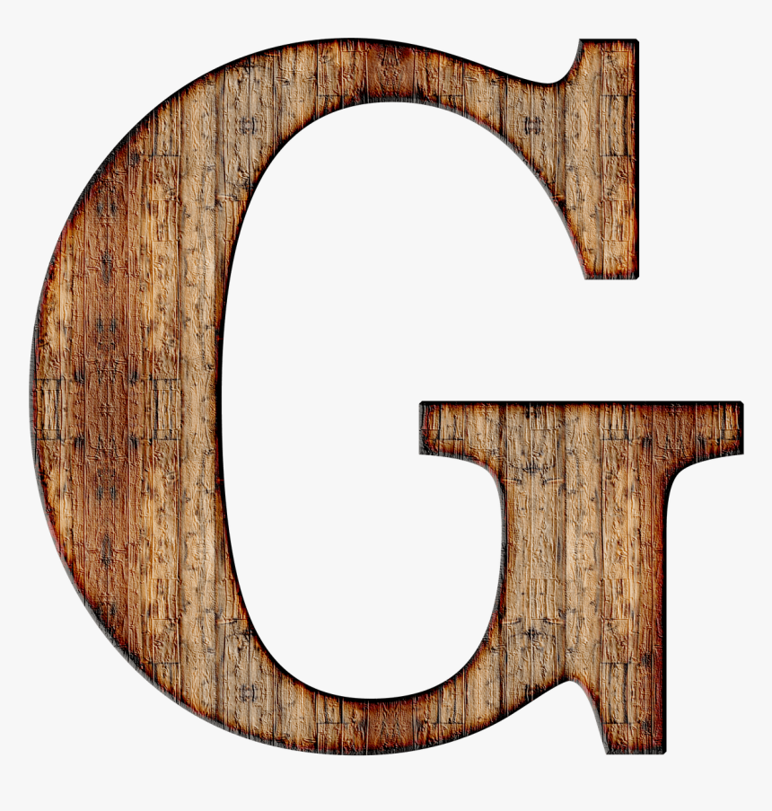 Wooden Capital Letter G - Letter G Transparent Background, HD Png Download, Free Download