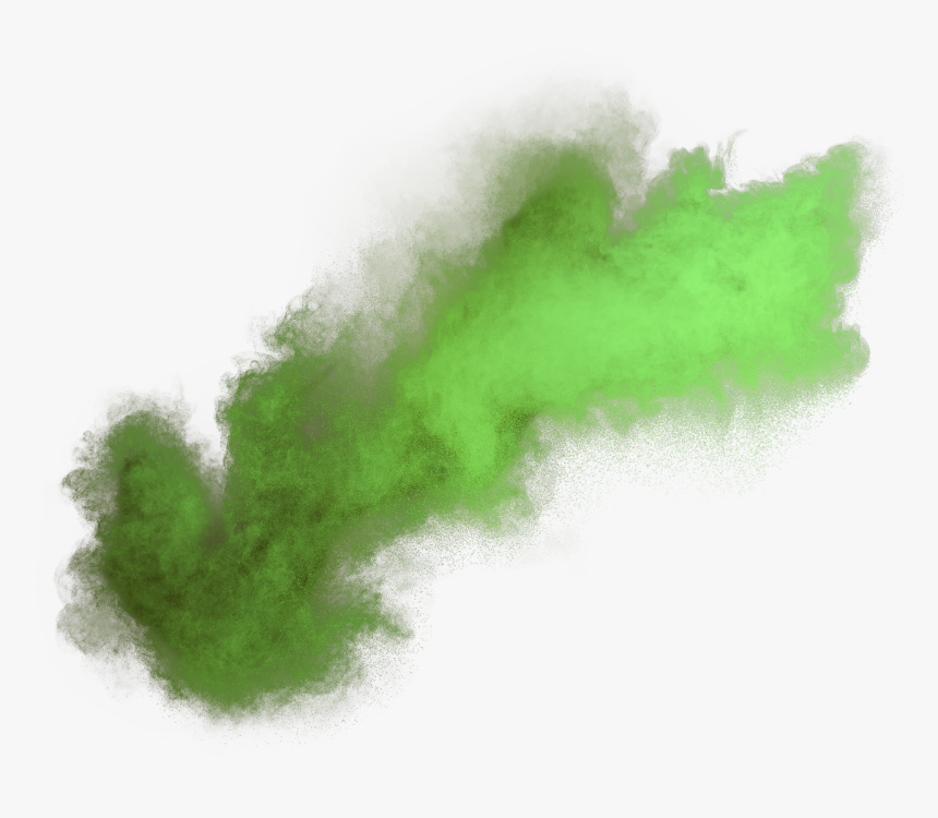 Colored Smoke Free Png - Transparent Background Green Smoke Transparent, Png Download, Free Download