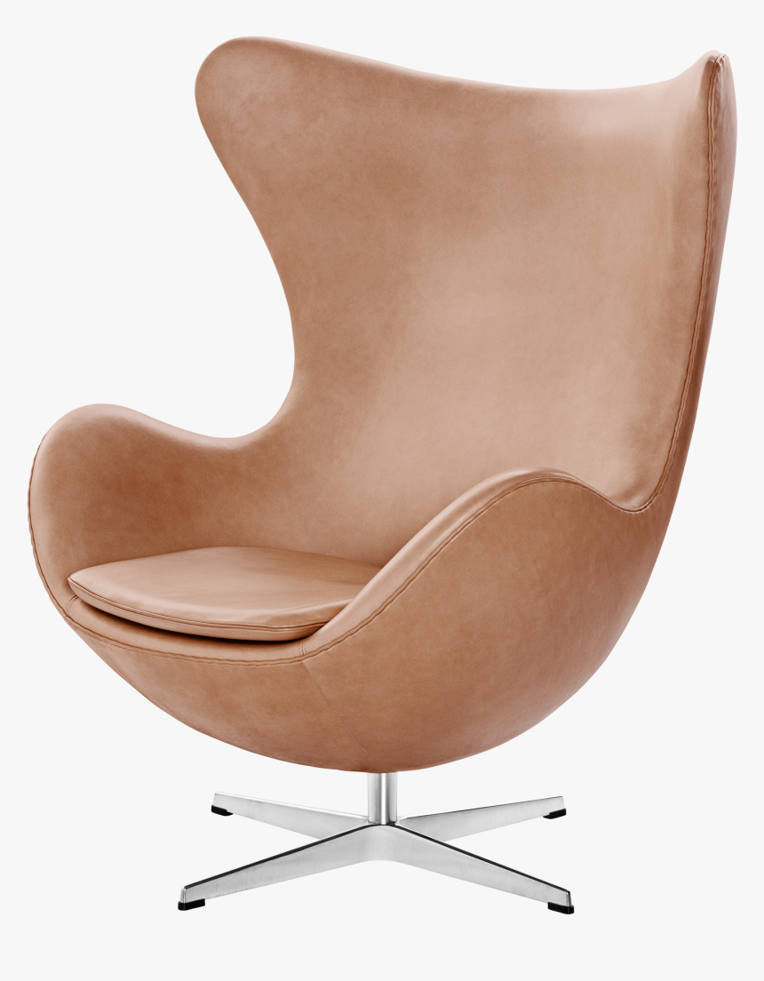 Egg Easy Chair Arne Jacobsen Rustic Leather - Arne Jacobsen Egg Chair Pink, HD Png Download, Free Download