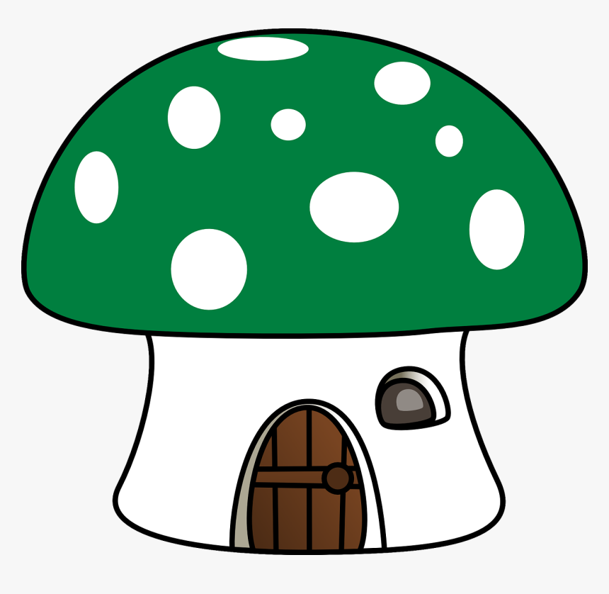 Cartoon Mushroom House, HD Png Download, Free Download