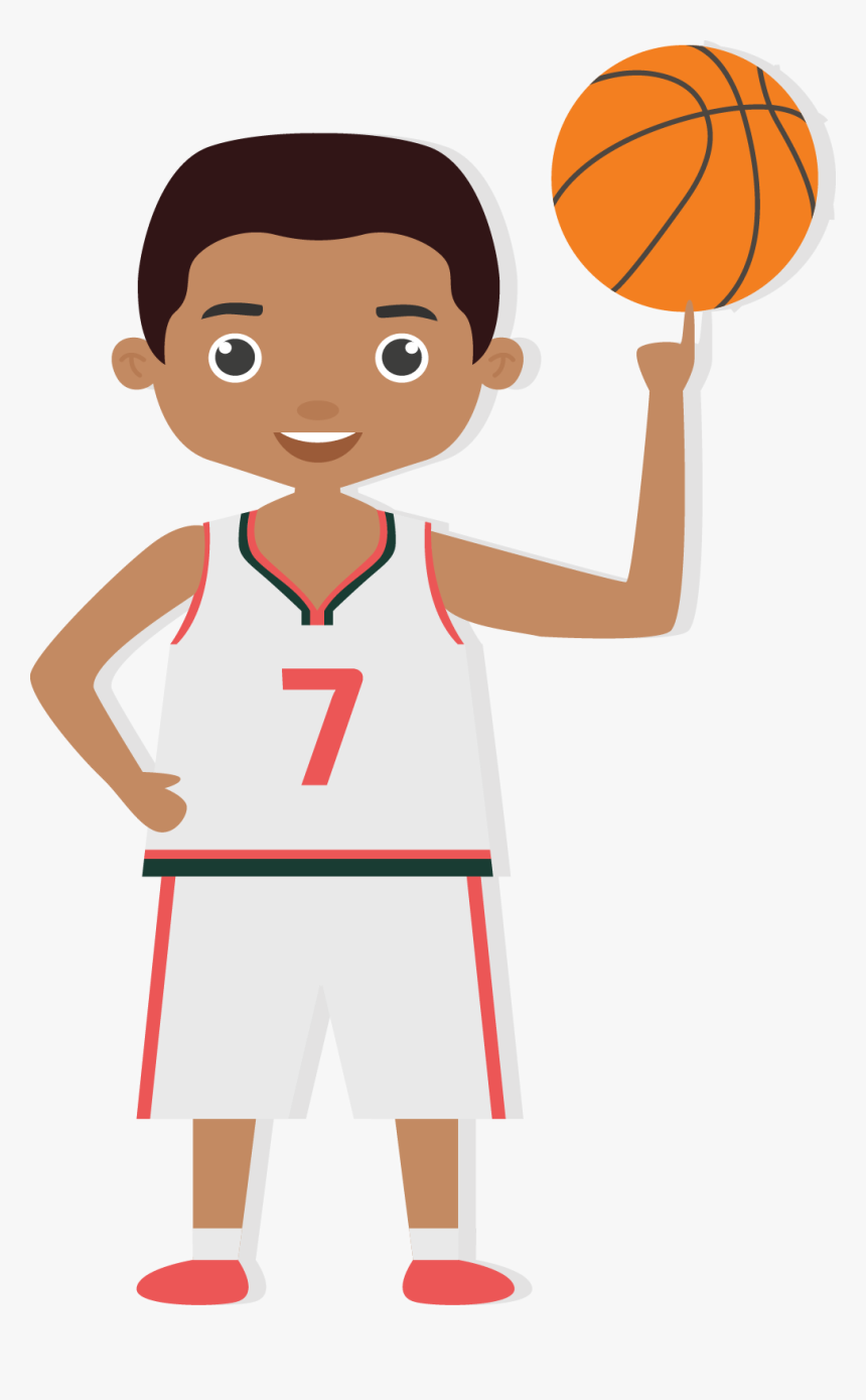 Boy With Basketball Clipart, HD Png Download, Free Download