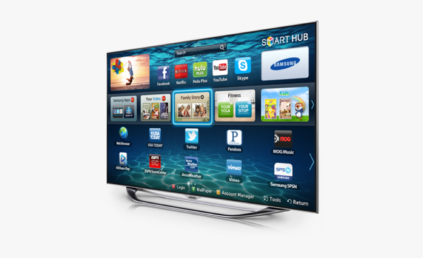 Samsung Smart Tv 55 3d, HD Png Download, Free Download