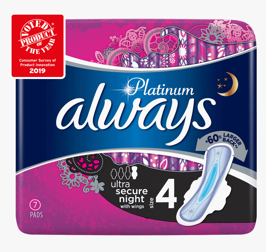 Always Platinum Ultra Secure Night Size - Always Platinum, HD Png Download, Free Download