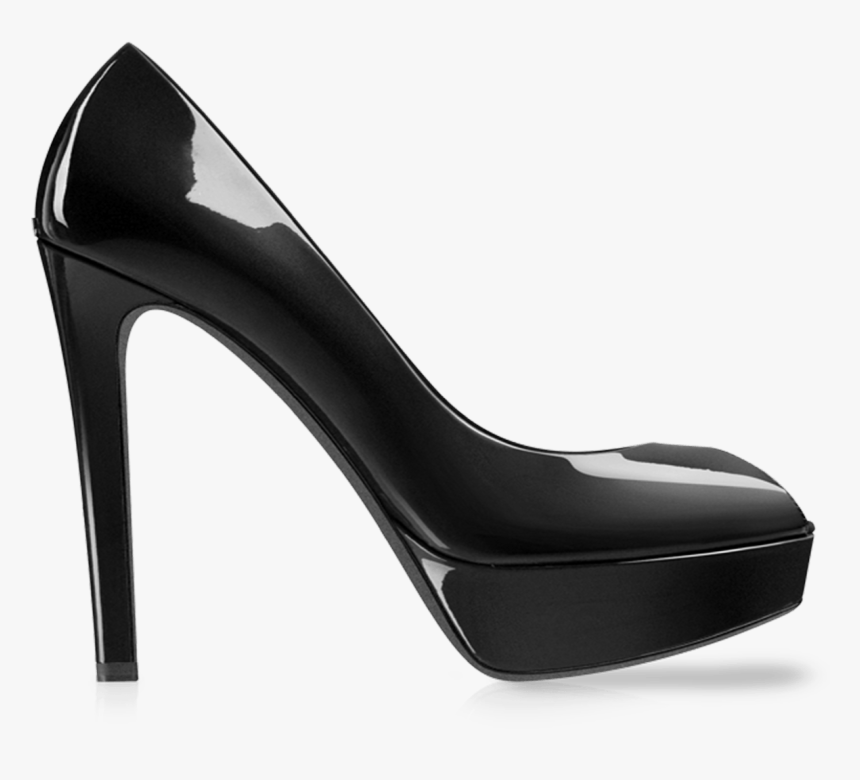 Black Heel Women Shoe - Black Heels Png, Transparent Png, Free Download