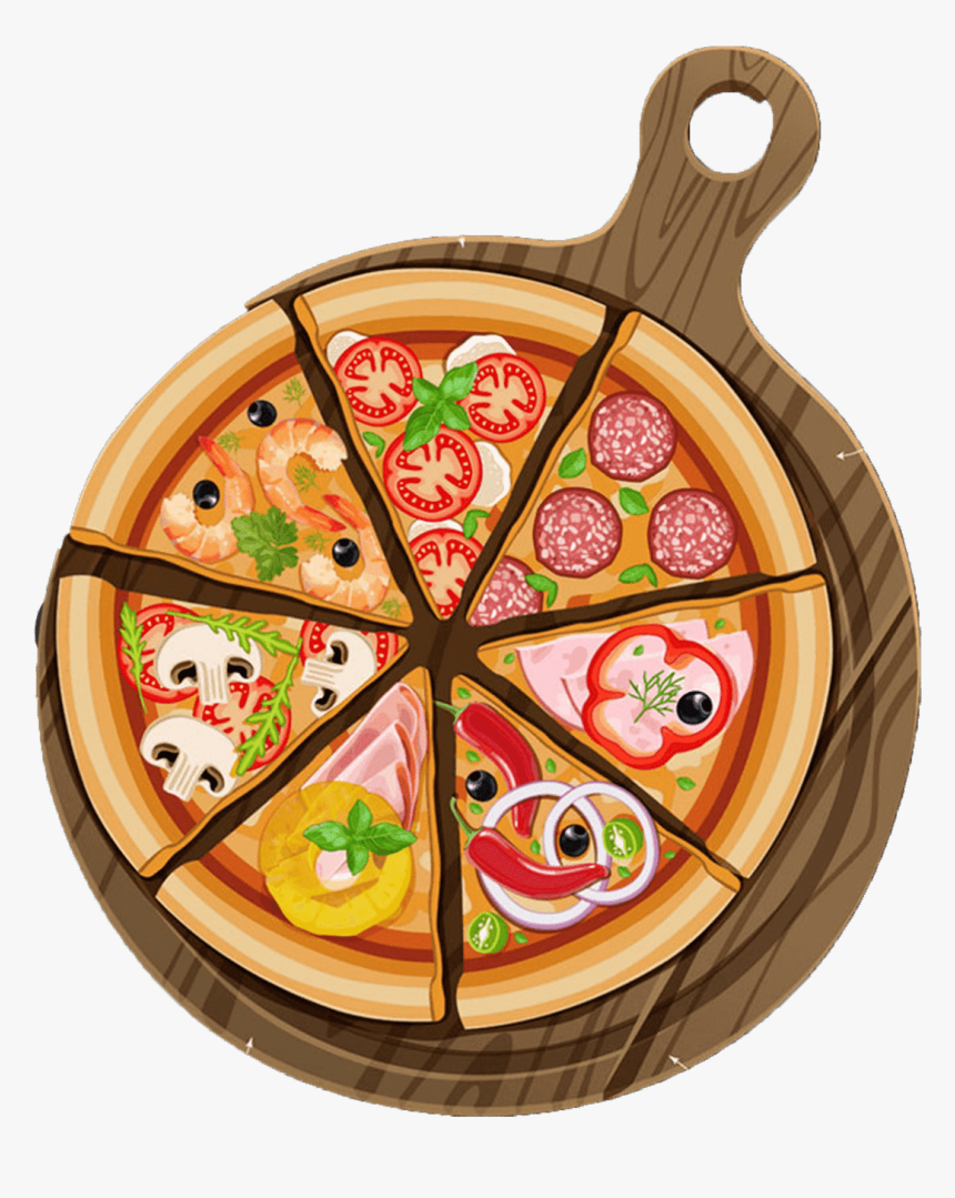 Pizza Slices Clipart - Clipart Pizza, HD Png Download, Free Download