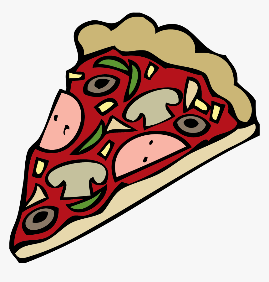 Cartoon Pizza Transparent Background, HD Png Download, Free Download