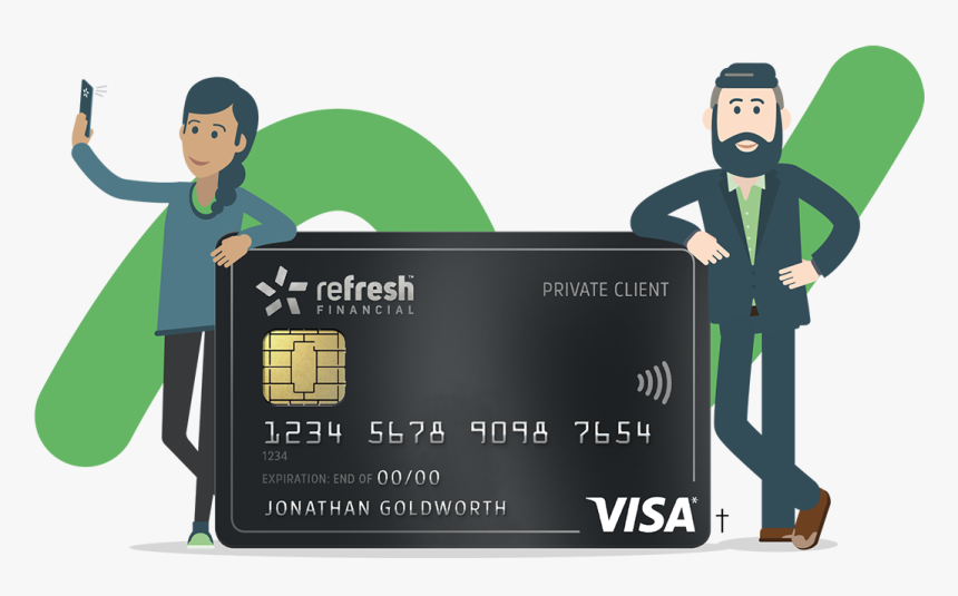 The Flexibility Of A Credit Card Without Going Into - Refresh Financial Secured Visa, HD Png Download, Free Download