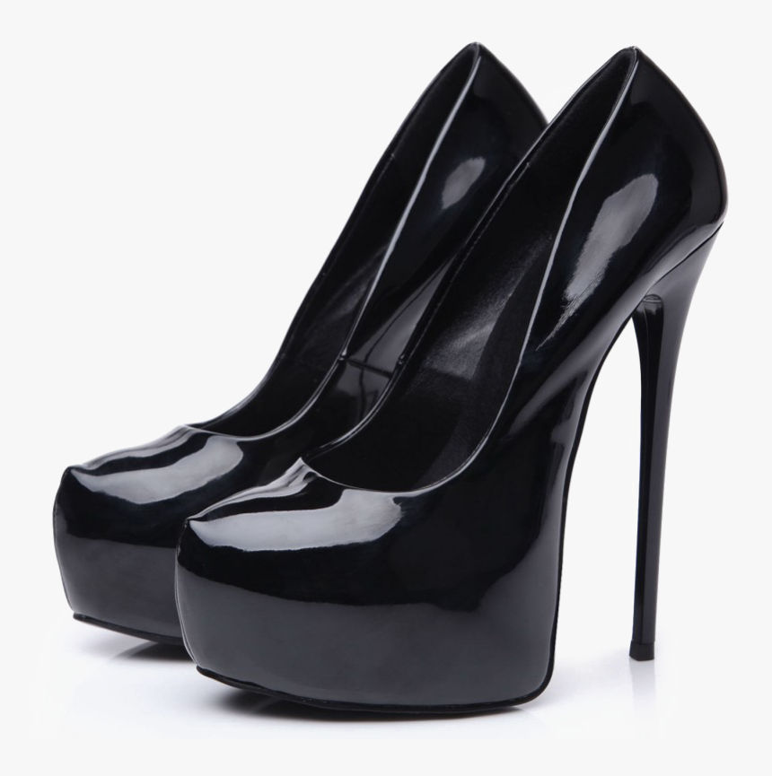 Black Heels Png Download Image - Black High Heels Png, Transparent Png, Free Download