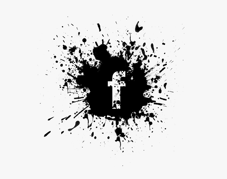 Black Paint Splatter, HD Png Download, Free Download