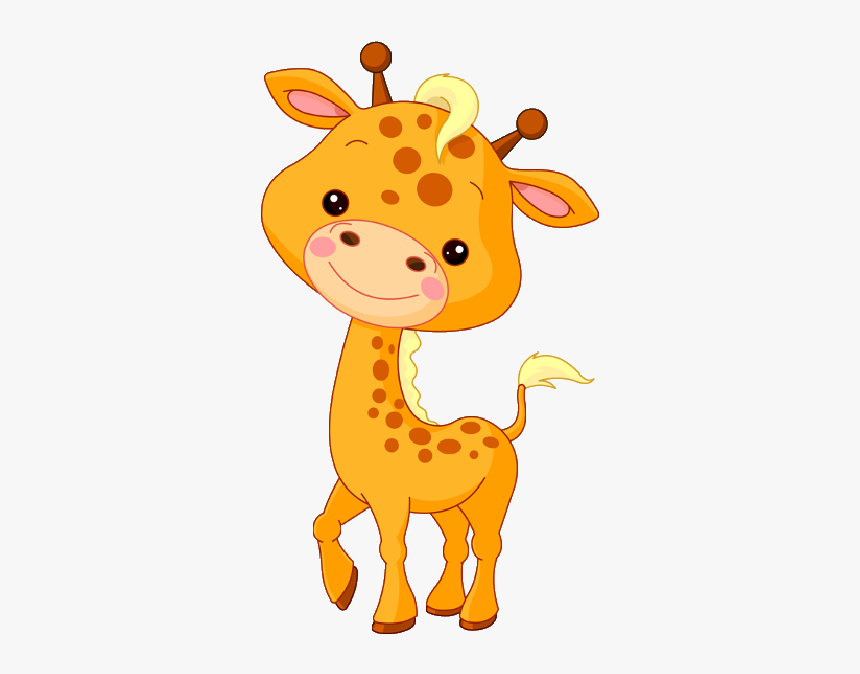 Baby Animal - Baby Giraffe Clipart, HD Png Download, Free Download