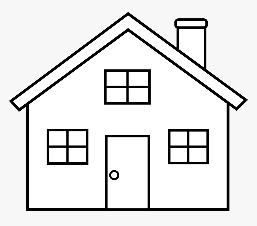 house coloring page