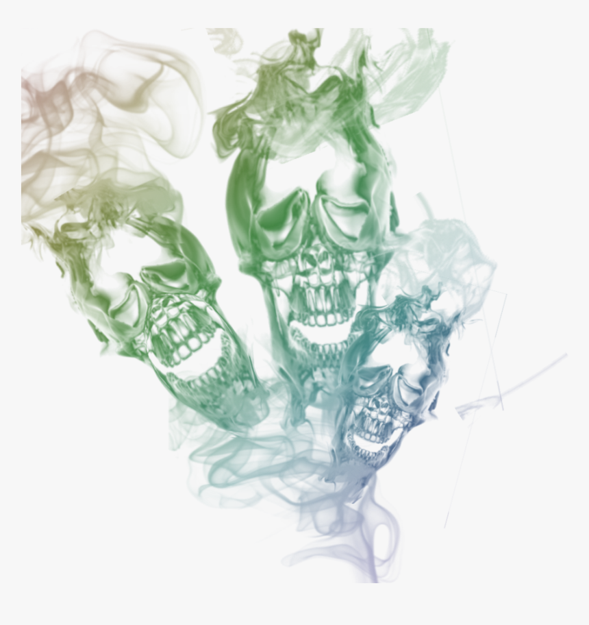 Picsart Png, Skull, Photoshop, Sketches, Photography, - Skull In Smoke Png, Transparent Png, Free Download