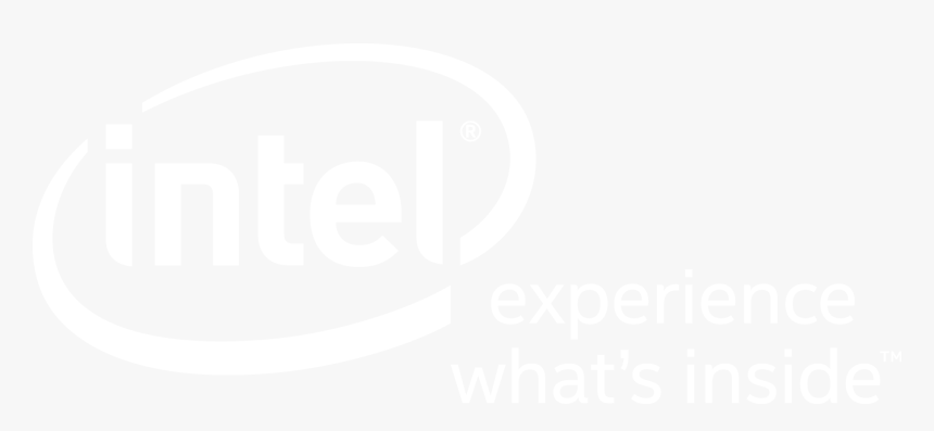 Intel Logo White Png - Graphic Design, Transparent Png, Free Download