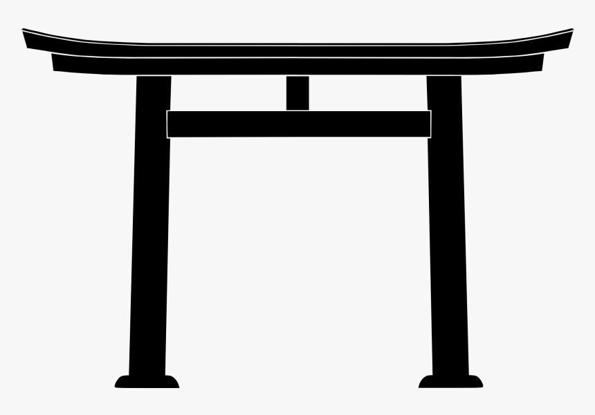 Torii Gate Png - Japanese Arch Drawing, Transparent Png, Free Download