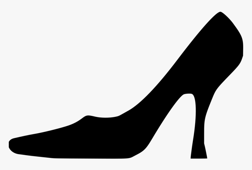 High-heeled Shoe Silhouette Sneakers - High Heel Shoe Silhouette, HD Png Download, Free Download