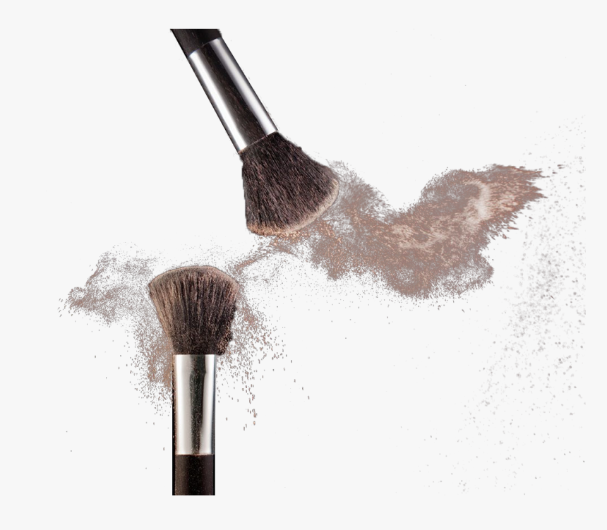 Foundation Makeup Cosmetics Face Powder Brush Clipart - Makeup Face Powder Png, Transparent Png, Free Download