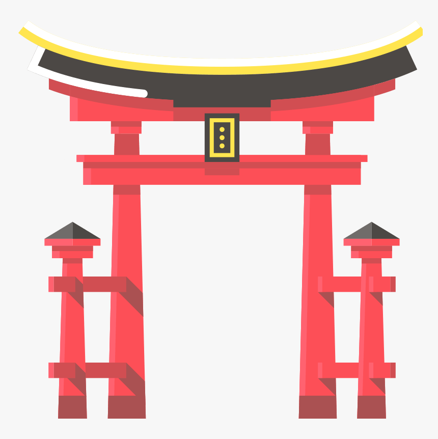 Torii Gate Png Transparent Images - Transparent Japanese Shrine Gate, Png Download, Free Download