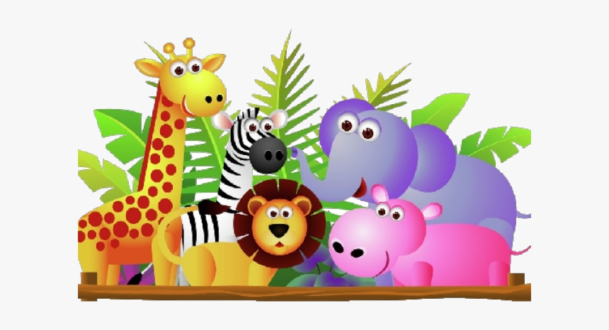 Animal Baby Clipart Transparent Cute Zoo Free Png - Zoo Animals Clip Art, Png Download, Free Download