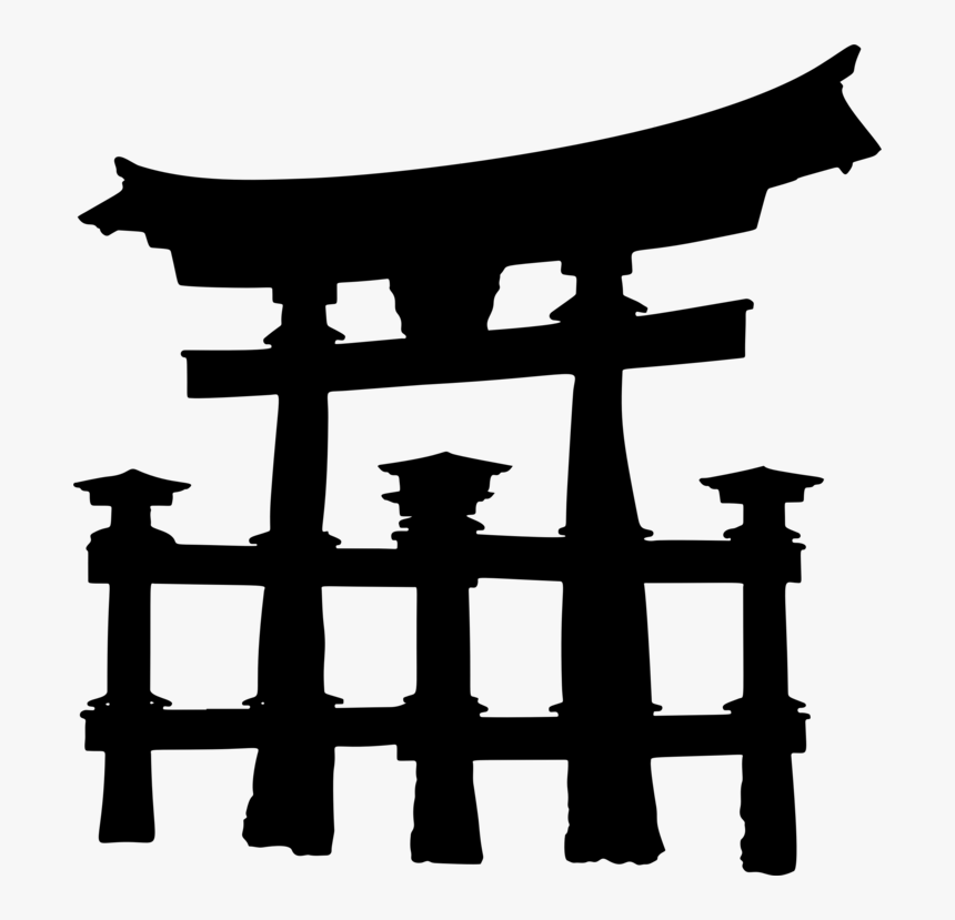 Monochrome - Itsukushima Shrine, HD Png Download, Free Download