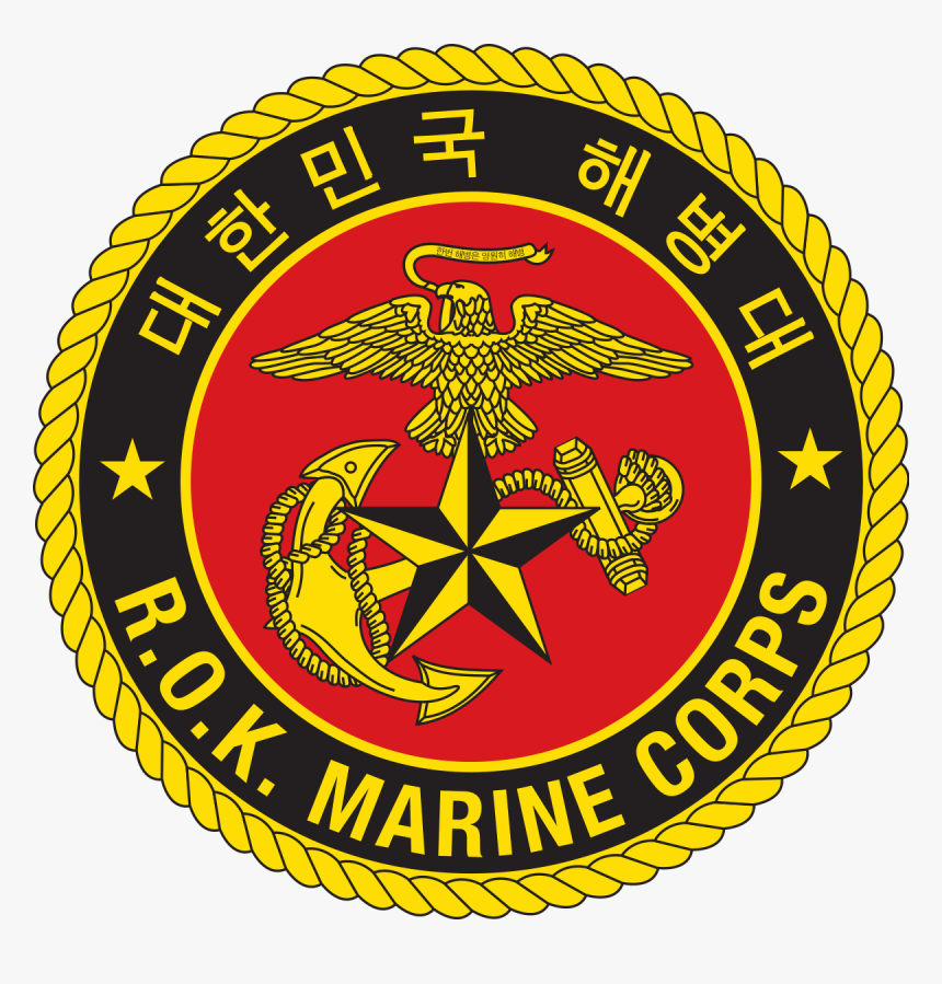 Usmc Crossed Rifle Logo Png - Republic Of Korea Marine Corps, Transparent Png, Free Download