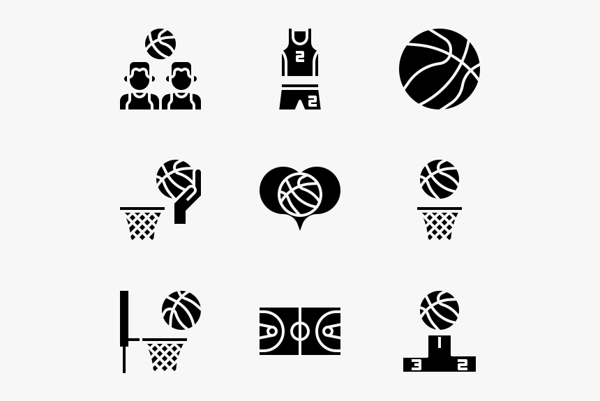 Basketball Icons Png, Transparent Png, Free Download