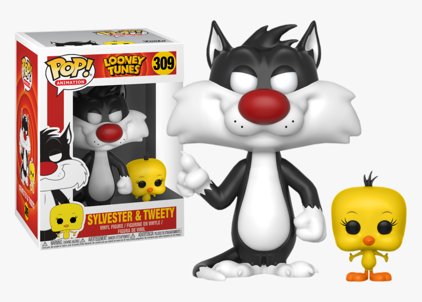 Sylvester And Tweety Pop Vinyl Figure - Looney Tunes Pop Figures, HD Png Download, Free Download