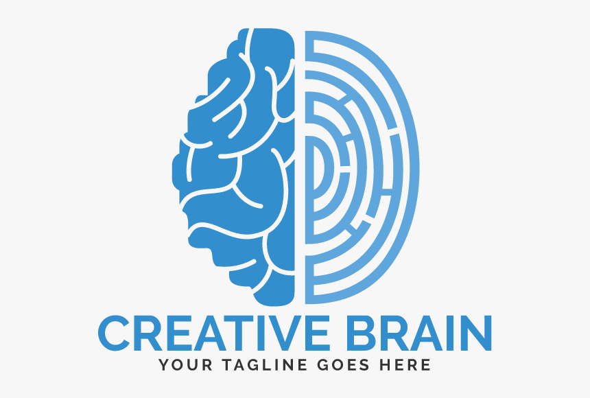 Brain And Fingerprint Logo Design - Fingerprint Logo, HD Png Download, Free Download