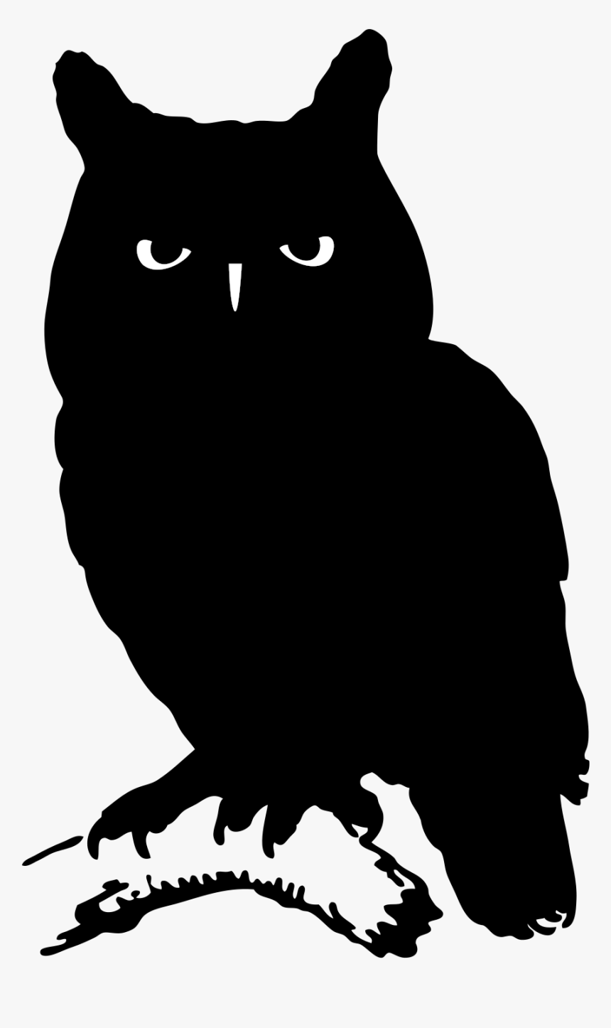 Silhouette Owl, HD Png Download, Free Download