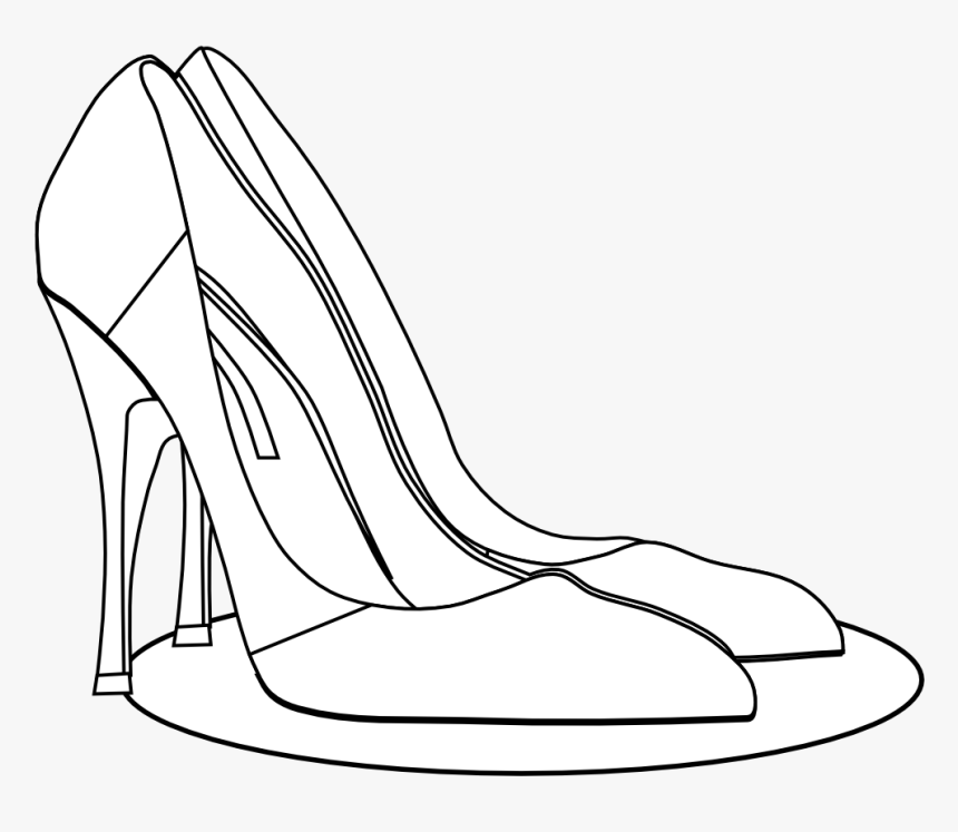 Transparent Heels Png - White High Heel Clipart, Png Download, Free Download