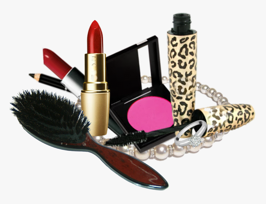 Makeup Kit Products Free Download Png - Cosmetics Items Png Hd, Transparent Png, Free Download