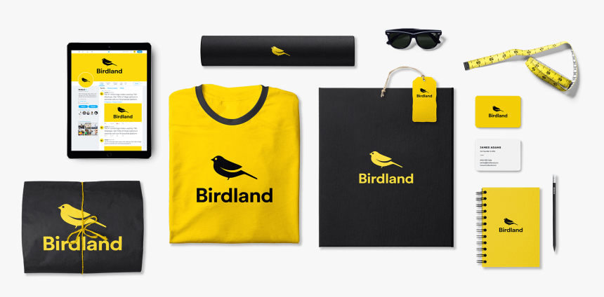 Birdland Logo Design On Clothing - Brand Logo Design, HD Png Download, Free Download