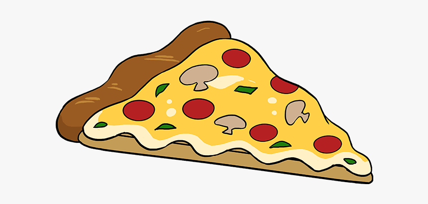 Clip Art How To Draw A Pizza Slice - Really Easy Drawings, HD Png Download, Free Download