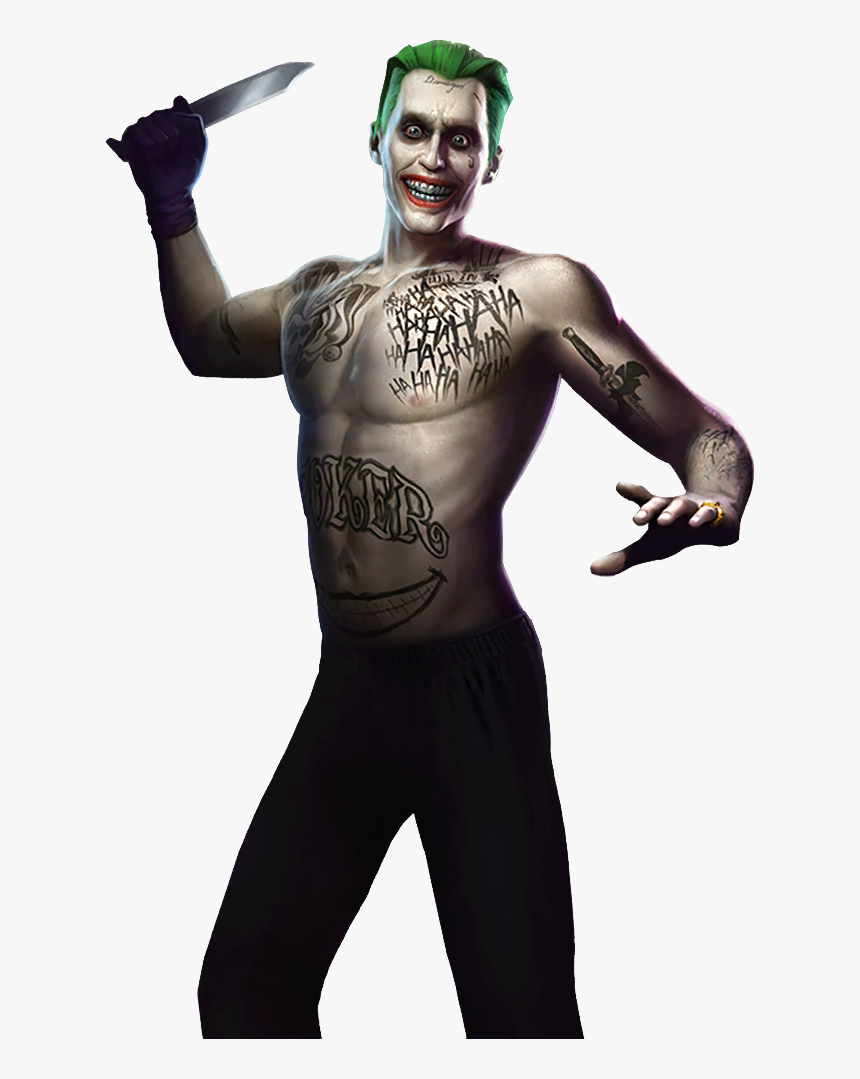 Joker Png - Suicide Squad Joker Injustice, Transparent Png, Free Download