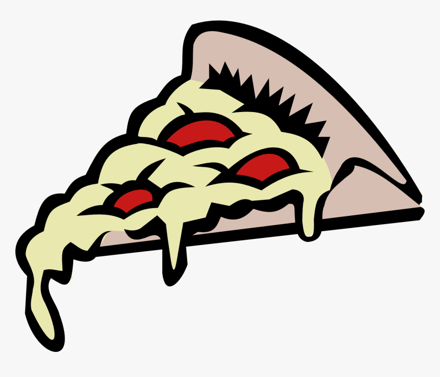 Slice Of Pizza Clipart Pizza Slice - Cartoon Pizza With Transparent Background, HD Png Download, Free Download