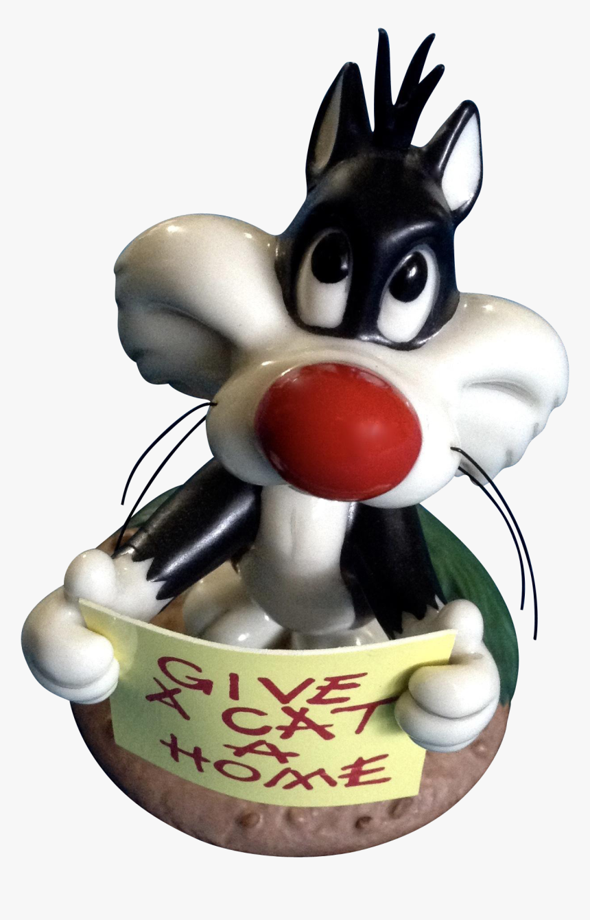 Sylvester Give A Cat A Home - Sylvester Jr Looney Tunes Collectible, HD Png Download, Free Download