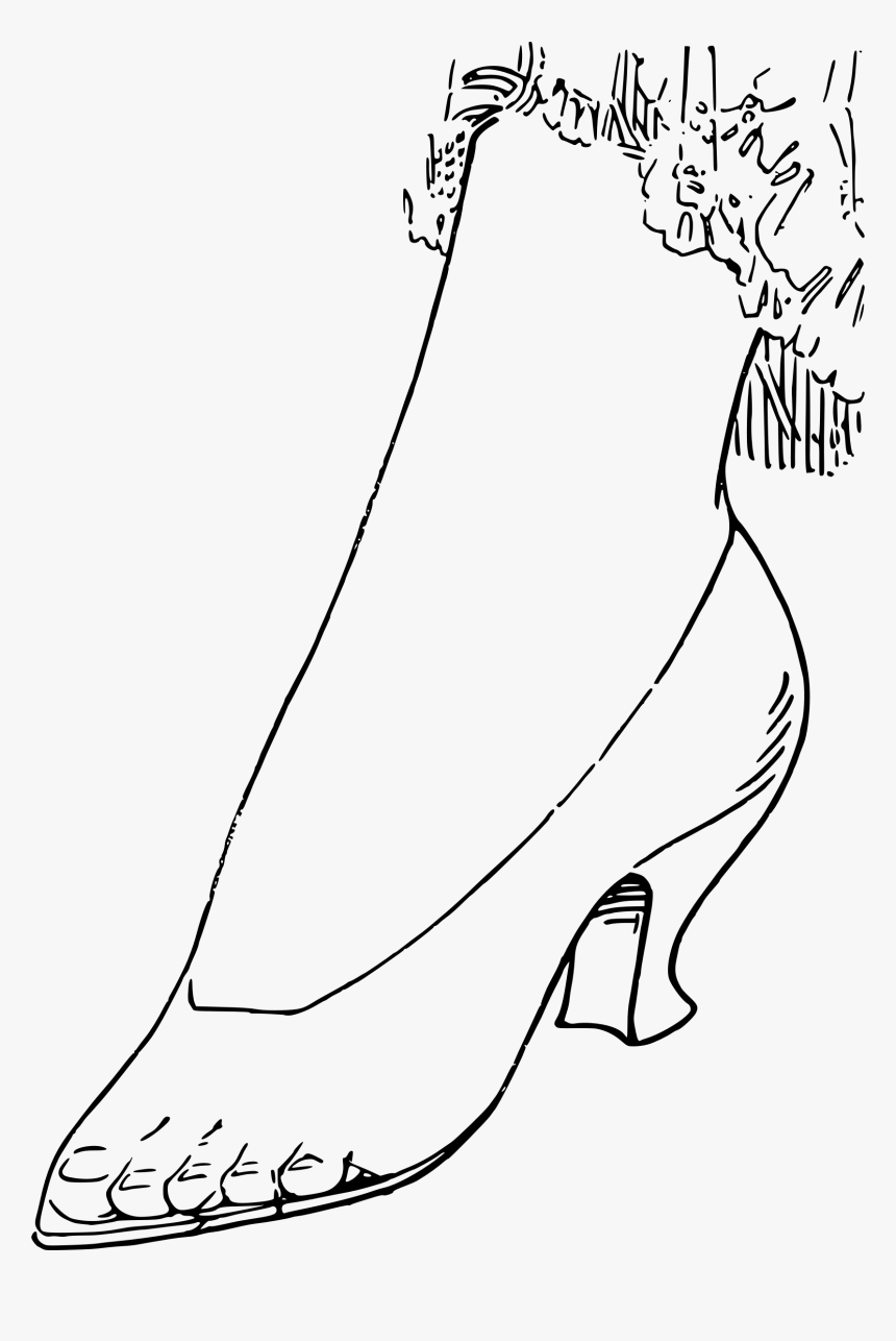 Glass High-heel Clip Arts - Shoe, HD Png Download, Free Download