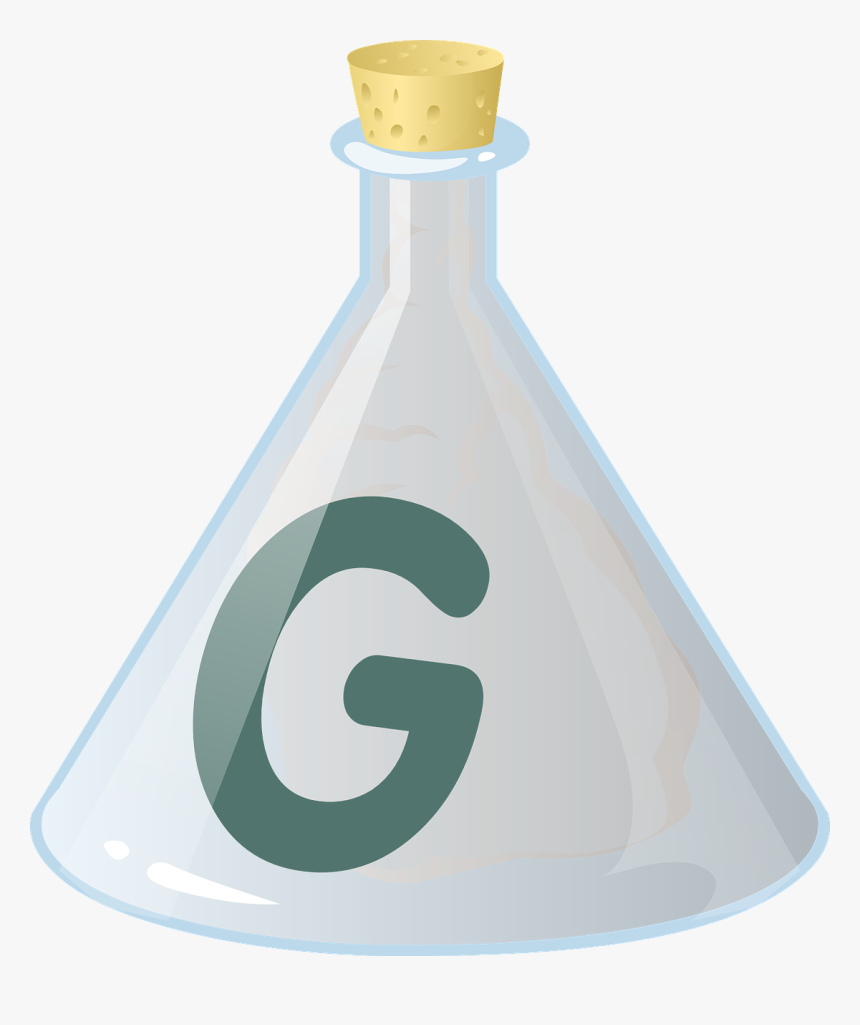 Flask Vector Chemistry - Glass Bottle, HD Png Download, Free Download