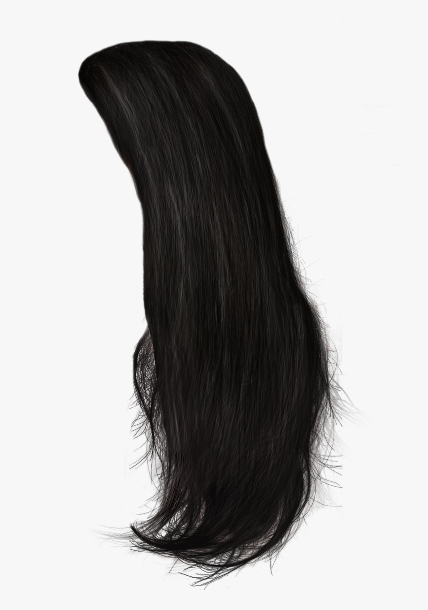 Long Black Hair Png, Transparent Png, Free Download