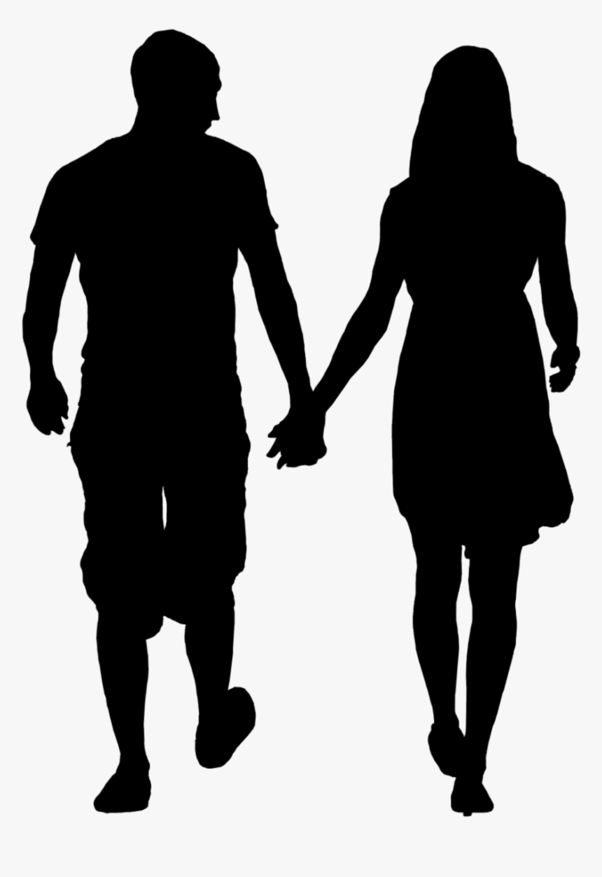 Vector Graphics Mother Silhouette Clip Art Father - Mother And Father Silhouette, HD Png Download, Free Download