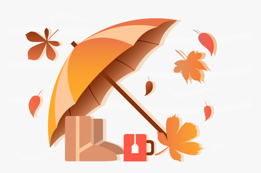 Autumn Rain Png File - Vector Graphics, Transparent Png, Free Download