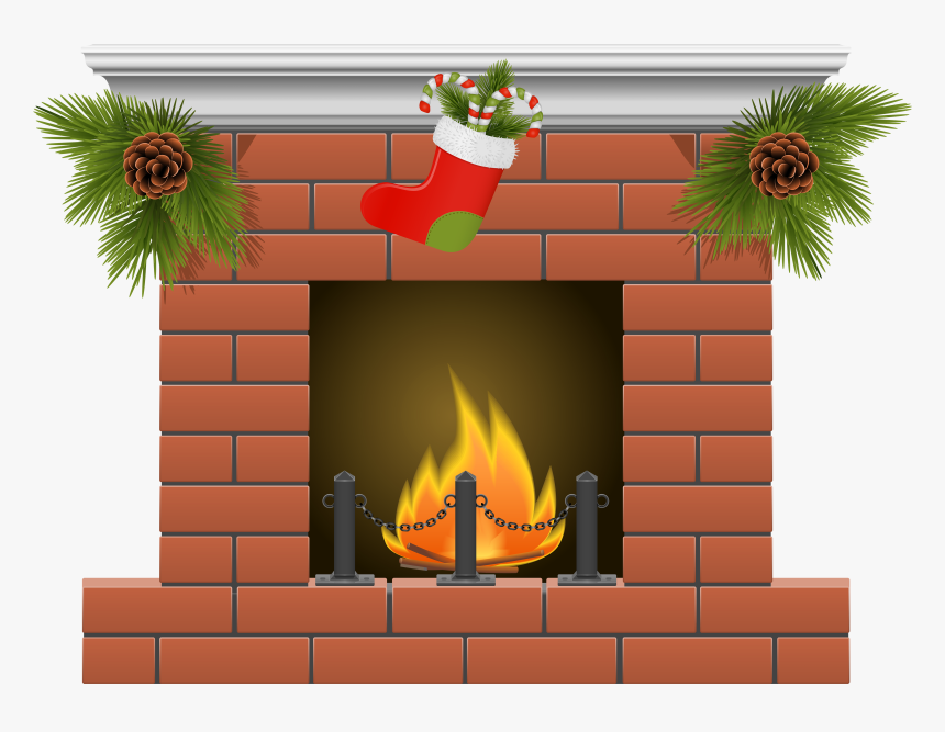 Fireplace Png Best Web - Christmas Fireplace Clipart, Transparent Png, Free Download