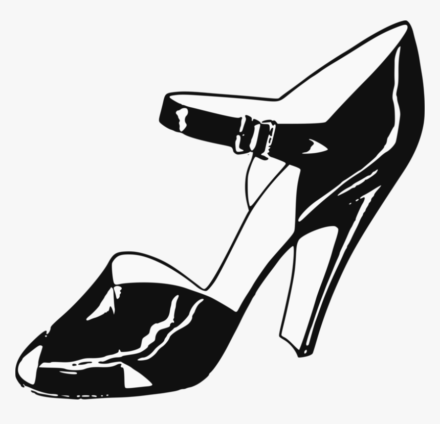 Transparent Dancing Shoes Clipart - Shoes & Chappals Clipart, HD Png Download, Free Download