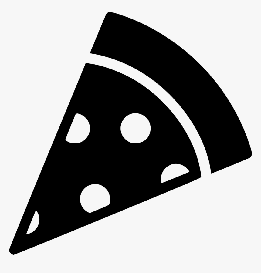 Pizza Slice - Pizza Slice Clipart Black, HD Png Download, Free Download