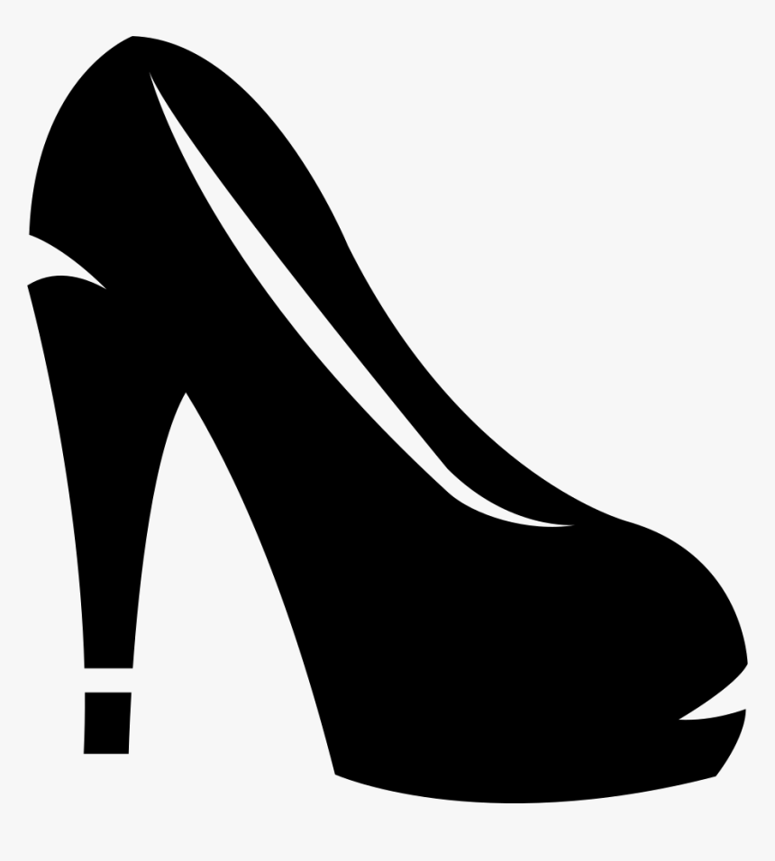 Feminine Heel Shoe Png - Women's Footwear Icon Png, Transparent Png, Free Download