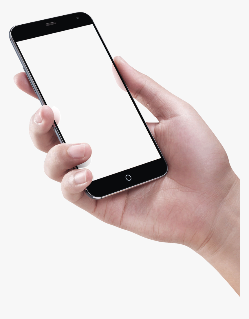 Hand With Phone Png, Transparent Png, Free Download